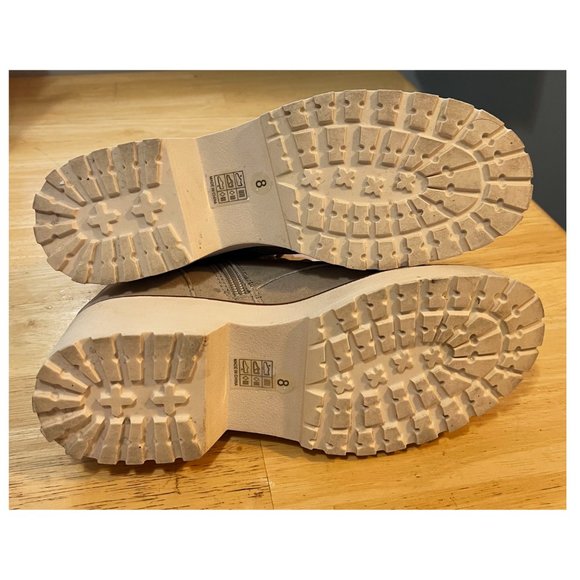 Brand new oasis society marissa faux suede lace up boot - Taupe/Beige (Size 8) - Picture 8 of 11